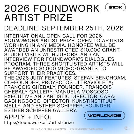 Foundwork Artist Prize