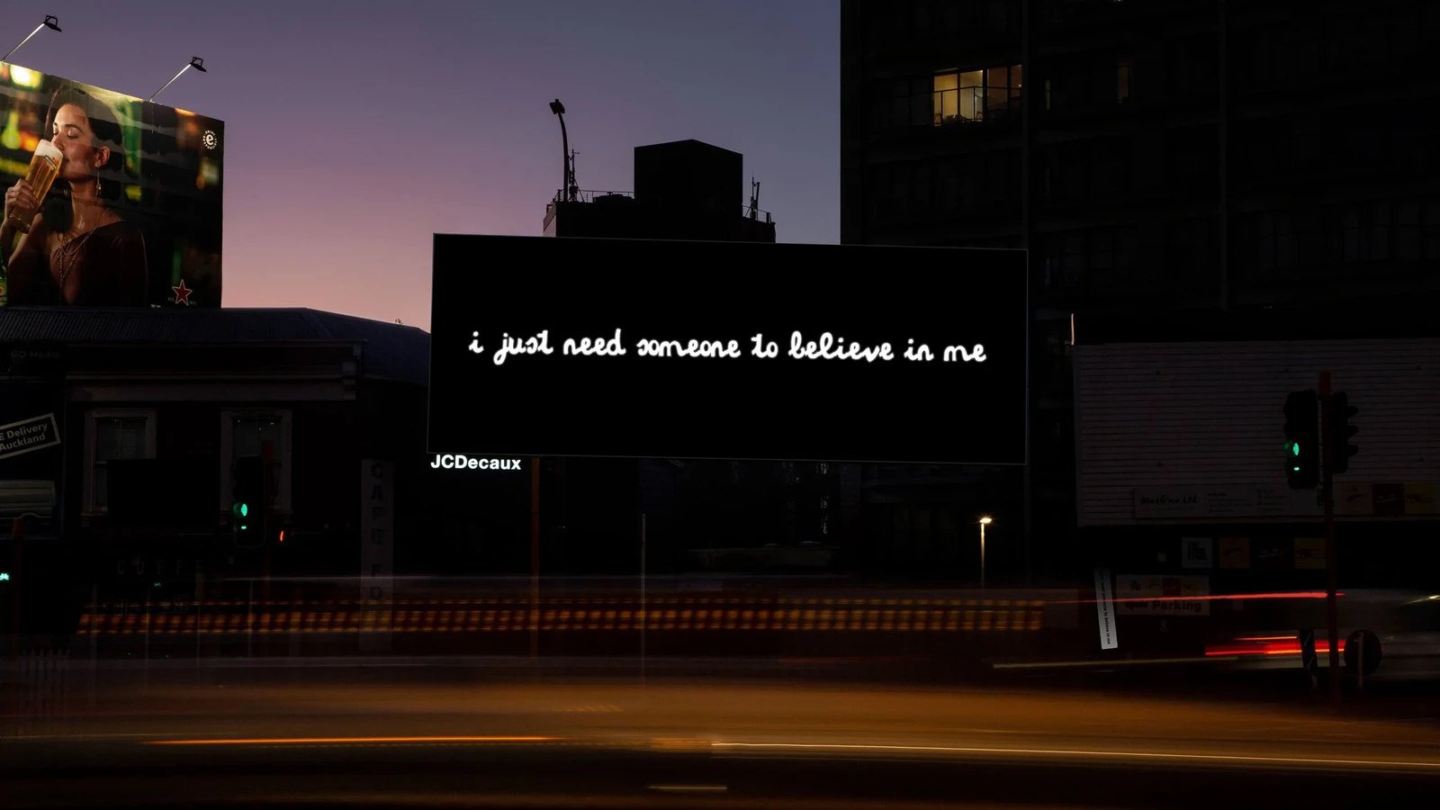 Billboard mock-up for ijnstbim