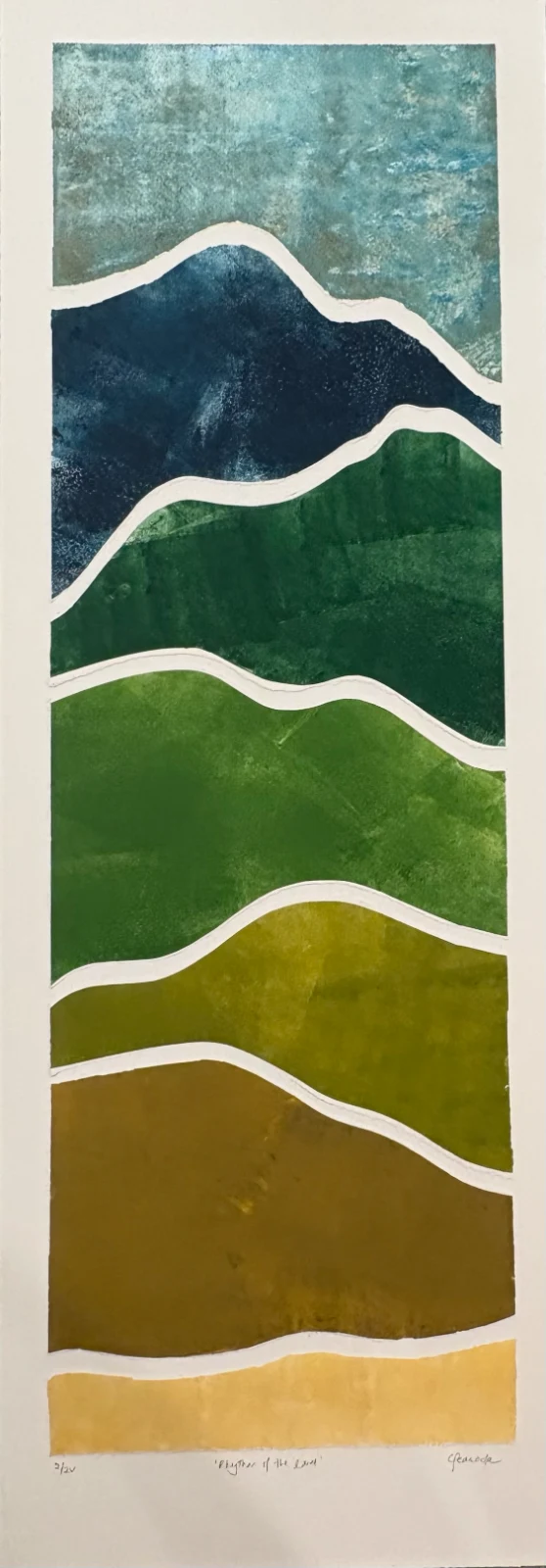 Rhythm of the Land (framed and unframed versions)